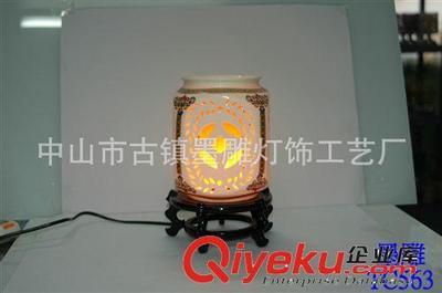 匠心雕琢，光影生輝——中山市古鎮(zhèn)墨雕燈飾工藝廠精品陶瓷臺(tái)燈直銷(xiāo)
